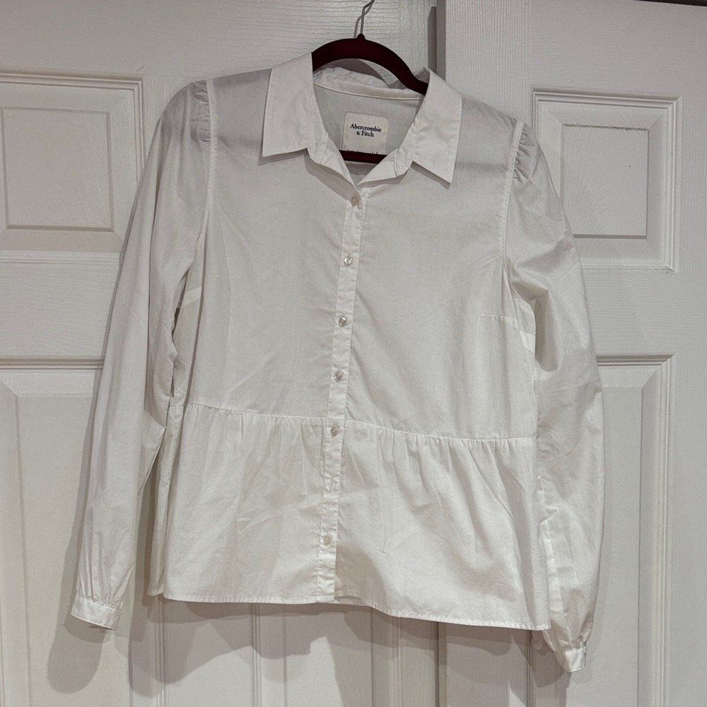 Abercrombie & Fitch White Blouse